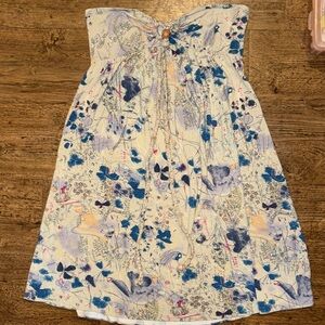 Free People Floral Halter Summer Dress